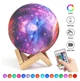 Светильник аккумуляторный 3D Moon Lamp ночник Космос 15 см с пультом 16 цветов свечения - изображение 1