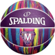 Баскетбольный мяч Spalding Marble Series фиолетовый (размер 7) - изображение 1