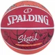 Баскетбольний м'яч Spalding Sketch Dribble, розмір 7, для гри на вулиці, гумове покриття, тренувальний, висока зносостійкість, контрольований відскок.(OB_DD7A72E514E7) - зображення 1
