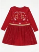 Платье новогоднее George (Red Reindeer Tutu) 104-110 см. красное - изображение 1