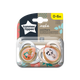Ортодонтическая пустышка Tommee Tippee Мода для девочек 0-6 мес 2 шт (5010415333865) - изображение 2