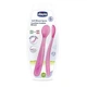 Ложка Chicco м'яка для дівчаток 6м+ 2 шт (06828.11) - зображення 1