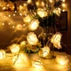 Стрічка нічник Троянди Light Roses 20 шт з батарейками - зображення 1