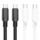 Кабель Type-C на Type-C BOROFONE BX81 60W (1 метр, зарядка, передача данных) - Белый - изображение 2