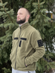 Военная тактическая флисовая кофта Олива ЗСУ 56 (XXL, 2XL) - изображение 5