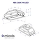 Вытяжка Minola HBI 5204 GR 700 LED - изображение 9