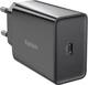 Сетевое зарядное устройство Baseus Speed Mini Quick Charger 20W 1xType-C черный (CCFS-SN01) - изображение 1