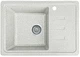 Мойка кухонная, гранитная, прямоугольная Valetti 35R 62х43см Терра + смеситель - изображение 2