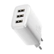 Сетевое зарядное устройство Baseus Compact Charger 17W 3USB EU White - изображение 5