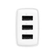 Сетевое зарядное устройство Baseus Compact Charger 17W 3USB EU White - изображение 4