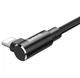 Кабель Baseus MVP Elbow Type Cable USB For IP 2A 1m Black CALMVP-01 - зображення 4