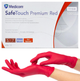 Нитриловые перчатки Medicom SafeTouch Advanced Red, плотность 4 г. - красные (100 шт) S (6-7) - изображение 1