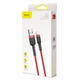 Кабель Baseus Cafule Cable USB For iP 2A 3 м Red/Red (CALKLF-R09) - изображение 9