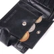 Мужской бумажник из натуральной гладкой кожи в два сложения ST Leather 19409 Черный 4504093 - изображение 5