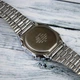 Чоловічий електронний годинник Casio A168WA-1YES Сіро-чорний - зображення 8