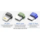 Кабель Baseus 3 в 1 Type-C + Lightning + microUSB - USB 120 см - зображення 8