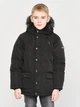 Детская зимняя куртка для мальчика Minoti 11COAT 19 37382TEN 128-134 см Черная (5059030940881) - изображение 1