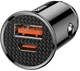 Автомобільний зарядний пристрій Baseus USB Car Charger USB 3.0 + USB-C 30W Black - зображення 2