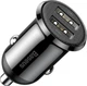 Автомобильное зарядное устройство Baseus Grain Pro 4.8A 2USB Black - изображение 1