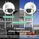 Поворотна вулична WiFi камера відеоспостереження USmart OPC-04W, з прожектором, 3 МП, PTZ, підтримка Tuya (0192) - зображення 8