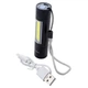 Ручной фонарик X-Balog BL-510 маленький карманный с USB зарядкой - изображение 3