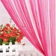 Нитяные шторы однотонные Малиновые 300x280 cm ALBO (NO-33) - изображение 5