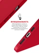 Силиконовый чехол для Apple iPhone 14 Pro, ICON2 Case, Красный, противоударный, панель, защита всего корпуса, матовая поверхность Soft Touch, выступает над дисплеем, совместим с защитными стеклами и пленками, с микрофиброй, ArmorStandart (ARM63602) - изображение 4