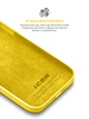 Силіконовий чохол для Apple iPhone 14 Pro, ICON2 Case, Жовтий, протиударний, панель, захист всього корпусу, матова поверхня Soft Touch, виступає над дисплеєм, сумісний із захисними склом і плівками, з мікрофіброю, ArmorStandart (ARM63597) - зображення 7