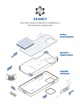 Силіконовий чохол для Apple iPhone 14 Pro, ICON2 Case, Синій, протиударний, панель, захист всього корпусу, матова поверхня Soft Touch, виступає над дисплеєм, сумісний із захисними склом і плівками, з мікрофіброю, ArmorStandart (ARM63603) - зображення 6