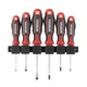 Набор отверток 6 шт INTERTOOL ( SL3.0*75мм, SL5.0*75мм, SL6.0*100мм PH0*75мм PH1*75мм PH2*100мм) - изображение 1
