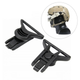 Поворотні кліпси для кріплення окулярів на шолом (35 мм) Goggle Swivel Clips Black, 2 шт (15081) - зображення 1