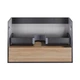 Тумба подвесная Qtap Robin GRAPHITE/WHITISH OAK QT1374TPВ1002NGWO SD00050547 - изображение 4