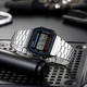 Наручний годинник з підсвічуванням CASIO A168WA-1W Срібло - зображення 1