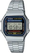 Наручний годинник з підсвічуванням CASIO A168WA-1W Срібло - зображення 5