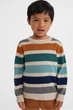 Джемпер светло-бежевый в полоску H&M 122-128см (40009693) - изображение 4