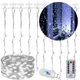 Гирлянда водопад (штора) Springos 3 x 3 м 300 LED Pilot USB CL4023 Cold White - изображение 1