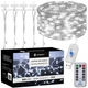 Гирлянда водопад (штора) Springos 3 x 3 м 300 LED Pilot USB CL4023 Cold White - изображение 3