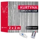 Гірлянда водоспад (штора) Springos 2 x 2 м 200 LED Pilot USB CL4021 Cold White - зображення 13