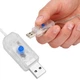 Гірлянда водоспад (штора) Springos 2 x 2 м 200 LED Pilot USB CL4021 Cold White - зображення 15