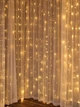 Гирлянда Штора Xmas 2Mx2M 160 led WW-9 Теплый Белый Copper на медной проволоке - изображение 1