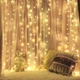 Гирлянда Штора Xmas 2Mx2M 160 led WW-9 Теплый Белый Copper на медной проволоке - изображение 2