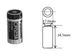 Батарейка литиевая Panasonic CR123A CR 12 3A 3V Industrial Lithium Power (CR123, CR123A, CR 123, CR123A, DL123A )1400mAh (679799240) - изображение 3