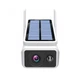 Камера видеонаблюдения уличная не поворотная c солнечной панелью WIFI Solar ABQ-Q1 2MP FHD-Contains two 18650 batteries Белый - изображение 4