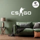 Наклейка на авто Oracal Counter-Strike CS:GO Белая 40х17см (NA000-32-4) - изображение 2