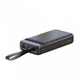 Павербанк повербанк 30000mAh зі швидкою зарядкою та ліхтарем XO PR156 PD20W/QC22.5W Чорний - зображення 5