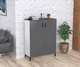 Тумба офисная LT-900-1200 белая Антрацит - изображение 1