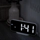 Часы электронные настольные LOSSO Premium CHARGE с LED подсветкой (белые), будильник - изображение 3