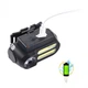 Налобний ліхтар BL-611-1LM+2COB, зарядний пристрій micro USB, 1 х 18650, чорний (001438752). - зображення 4