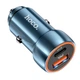 Автомобильное зарядное устройство HOCO Z46A Blue whale PD20W+QC3.0 car charger Sapphire Blue - изображение 4