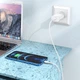 Зарядное устройство с быстрой зарядкой + кабель Lightning Apple HOCO N22 |1Type-C, 25W| Белый - изображение 8